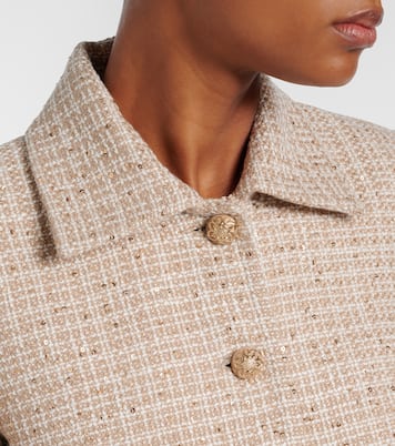 Sequined tweed jacket | Elie Saab