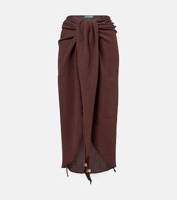 Winnie cotton beach cover-up | Melissa Odabash