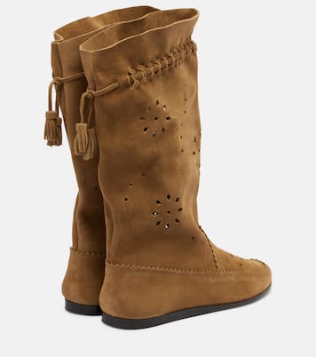Welky laser-cut suede mid-calf boots | Isabel Marant