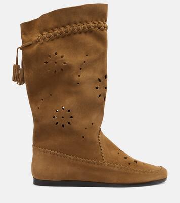 Welky laser-cut suede mid-calf boots | Isabel Marant