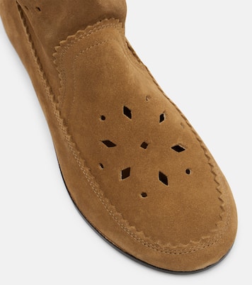 Welky laser-cut suede mid-calf boots | Isabel Marant