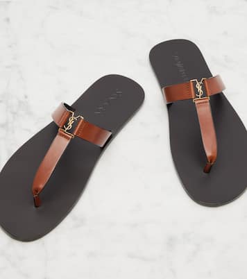 Sandalias Cassandre de piel | Saint Laurent