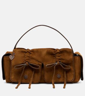 Bolso al hombro de ante | Acne Studios