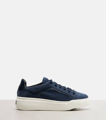 Suede platform sneakers | Max Mara
