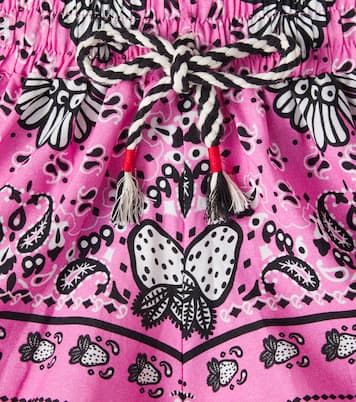 Bedruckte Shorts Morango Bandana aus Baumwolle | Fábula