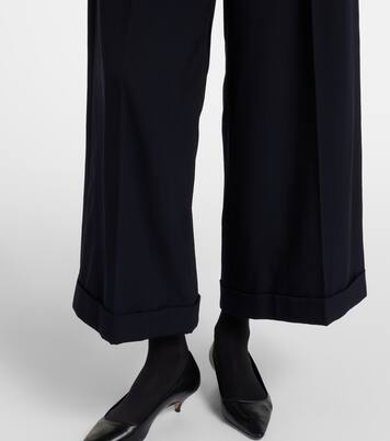 Lior cotton wide-leg pants | The Row