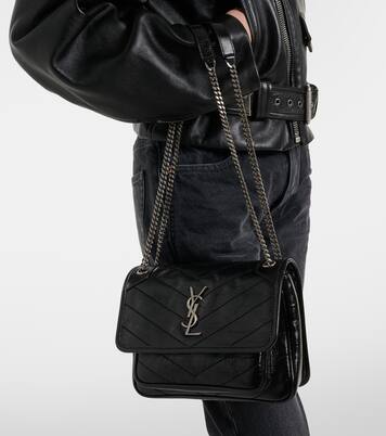 Niki Mini embellished leather crossbody bag | Saint Laurent