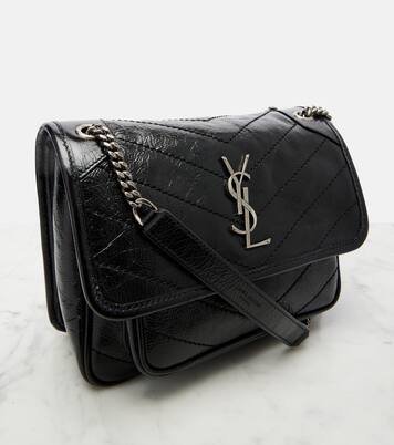 Niki Mini embellished leather crossbody bag | Saint Laurent
