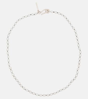 Tiny pearl and sterling silver necklace | Sophie Buhai