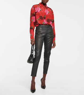 Farrah high-rise skinny pants | AG Jeans
