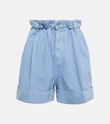 High-Rise Jeansshorts | Miu Miu