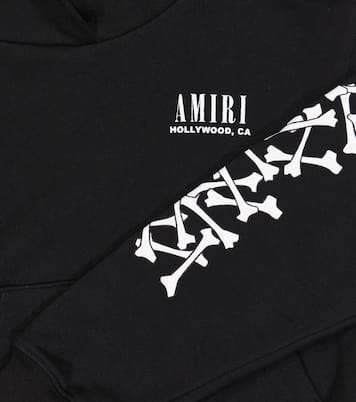 Felpa Bones in cotone con cappuccio | Amiri Kids