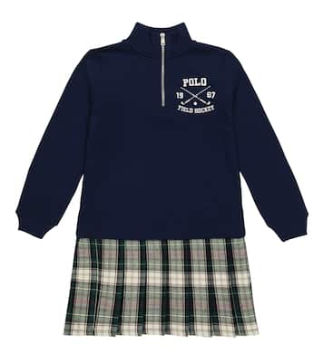 Minikleid aus einem Baumwollgemisch | Polo Ralph Lauren Kids