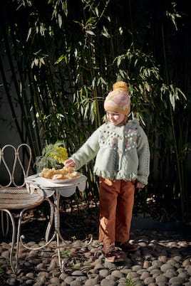 Bestickter Cardigan Clara | Louise Misha
