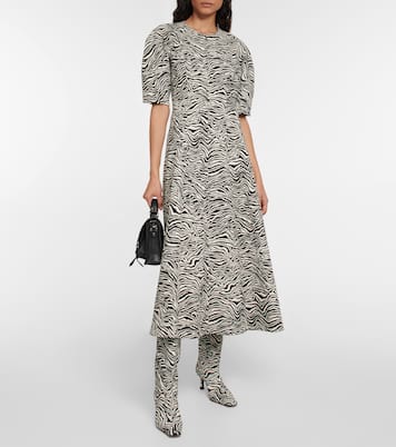 Zebra-print knee-high boots | Proenza Schouler