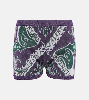 Shorts a vita alta con stampa | Valentino