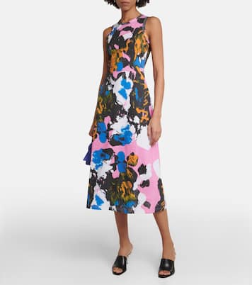 Mindscape Camouflage cotton jersey midi dress | Christopher Kane