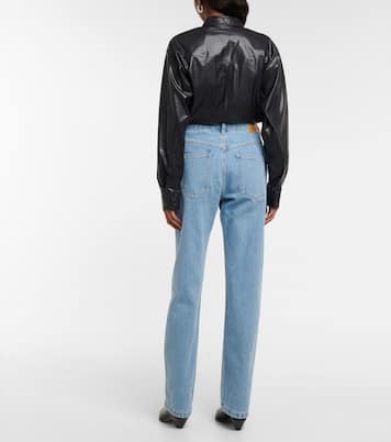 Jean droit Nadege-GZ à taille haute | Isabel Marant