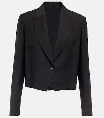 Blazer cropped | Brunello Cucinelli