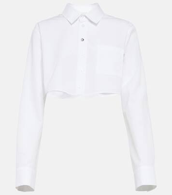 Cropped-Hemd aus Baumwolle | Coperni