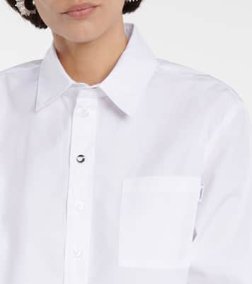 Cropped-Hemd aus Baumwolle | Coperni