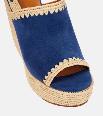 Damya suede wedge sandals | Clergerie