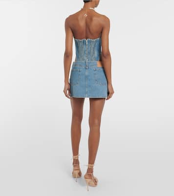 Low-rise denim miniskirt | Magda Butrym