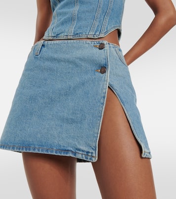 Low-rise denim miniskirt | Magda Butrym