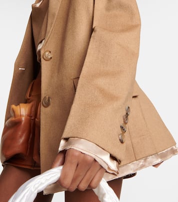 Blazer en laine de chameau | Miu Miu