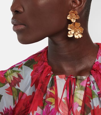 Boucles d’oreilles Classic Flower | Oscar de la Renta