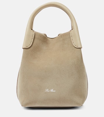 Tote Bale Micro aus Veloursleder | Loro Piana