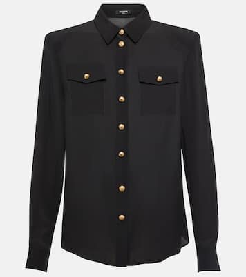 Chemise en crêpe de soie | Balmain