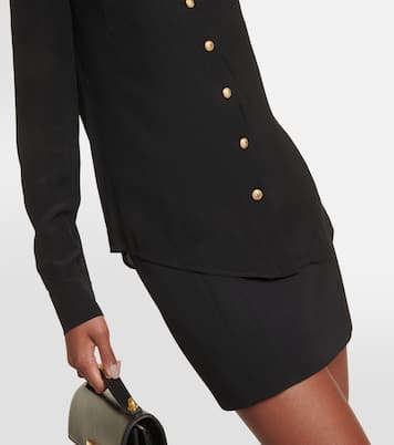 Chemise en crêpe de soie | Balmain