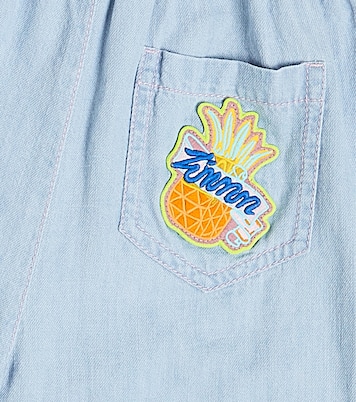 Shorts Halcyon en denim | Zimmermann Kids