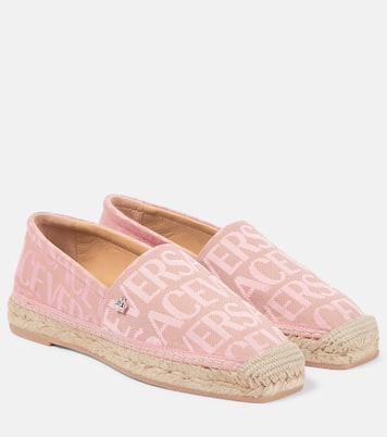 Versace Allover canvas espadrilles | Versace