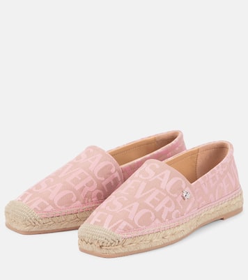 Versace Allover canvas espadrilles | Versace