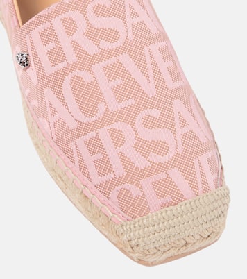 Versace Allover canvas espadrilles | Versace