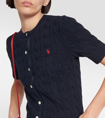 Cable-knit cotton cardigan | Polo Ralph Lauren