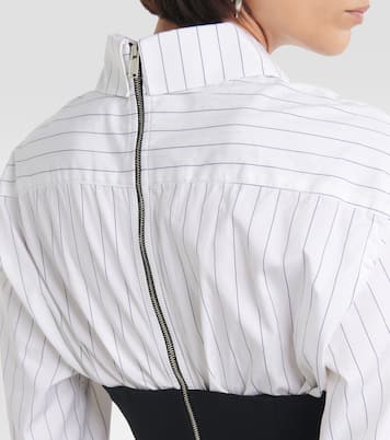 Camicia Corset in cotone a righe | Dion Lee