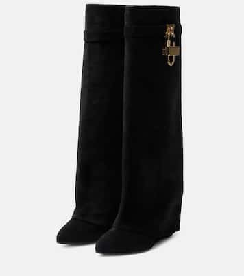 Bottes Shark Lock en daim | Givenchy