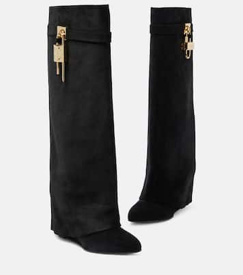 Bottes Shark Lock en daim | Givenchy