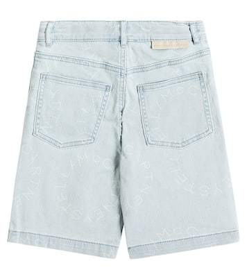 Shorts de denim con logo | Stella McCartney Kids