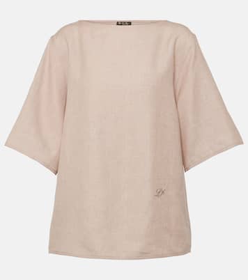 Top in lino, lana e seta | Loro Piana