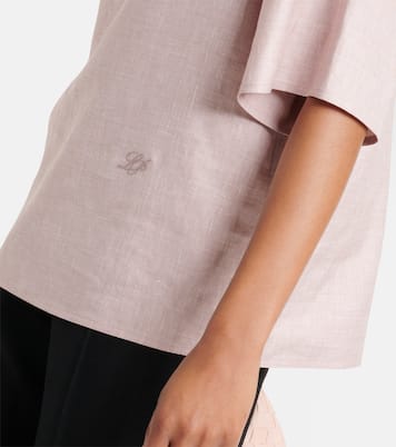 Top in lino, lana e seta | Loro Piana