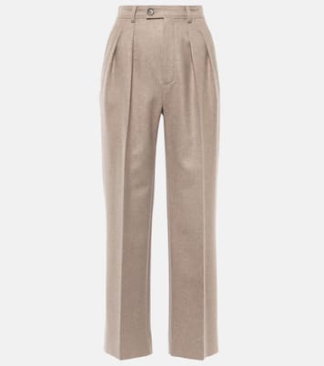 High-Rise-Hose aus Wolle und Kaschmir | Loro Piana