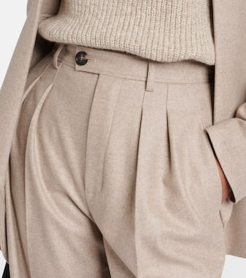 High-Rise-Hose aus Wolle und Kaschmir | Loro Piana