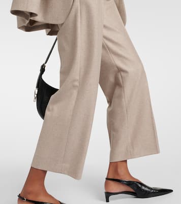 High-Rise-Hose aus Wolle und Kaschmir | Loro Piana