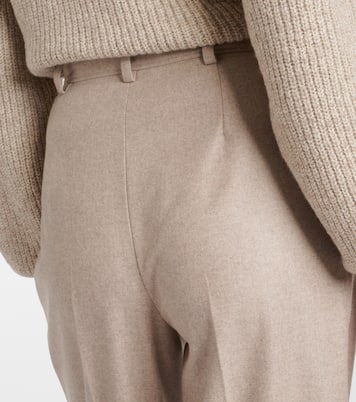 High-Rise-Hose aus Wolle und Kaschmir | Loro Piana