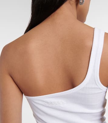 One-shoulder cotton tank top | Isabel Marant
