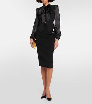 Jupe crayon en laine | Dolce&Gabbana